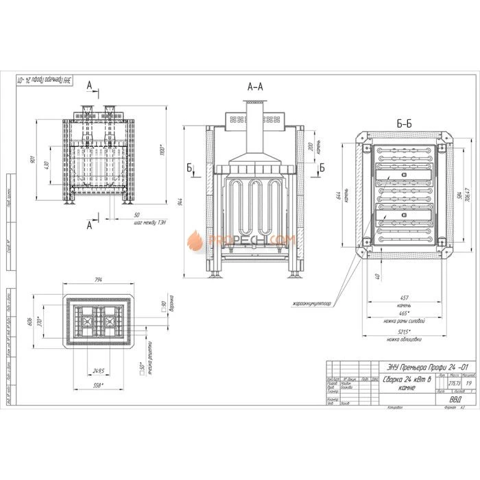 Электрическая печь Инжкомцентр ВВД Премьера Профи 24