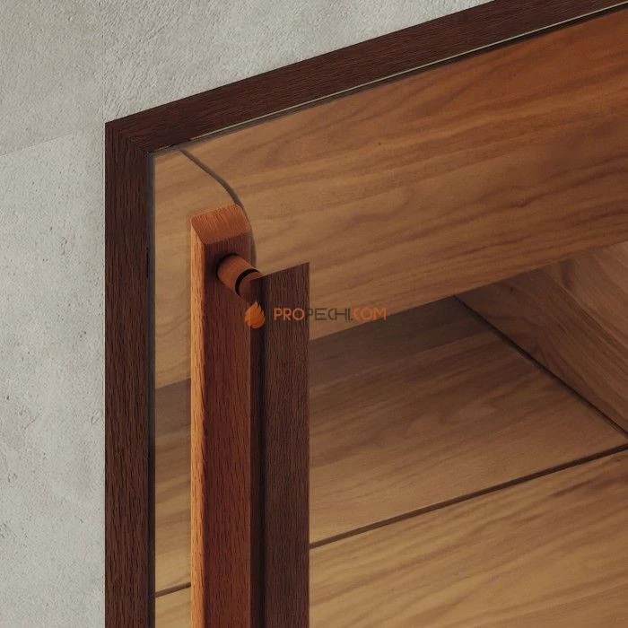 Дверь для хамама DoorWood АРТ Wood 21 Прозрачное, 1900x700 мм