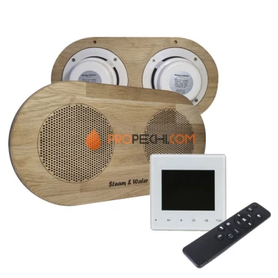 Комплект акустической системы SW 2 White Standart Wood, двойной Овал (Встраиваемый)