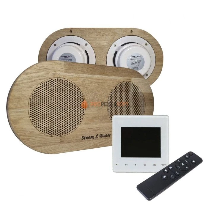 Комплект акустической системы SW 2 White Standart Wood, двойной Овал (Встраиваемый)