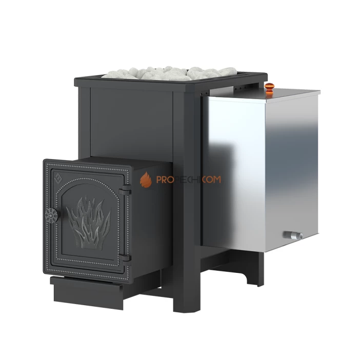 Дровяная печь для бани Везувий Русичъ АКВА 16 (ДТ-4)