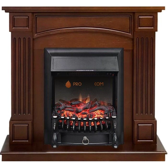 Каминокомплект Royal Flame Boston - Темный дуб (Высота 925см) с очагом Fobos FX Black