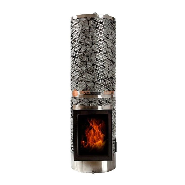 Дровяная печь для бани IKI KIVI-IKI (дверца открывается налево)