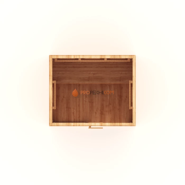 Сауна инфракрасная НКЗ керамика 2-местная прямая 135x105x200 см, вход со стороны 135 см