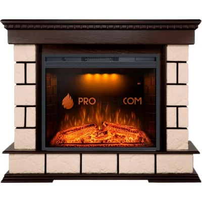 Каминокомплект Royal Flame Shateau - Темный дуб с Электрическим очагом Royal Flame Emerald 28
