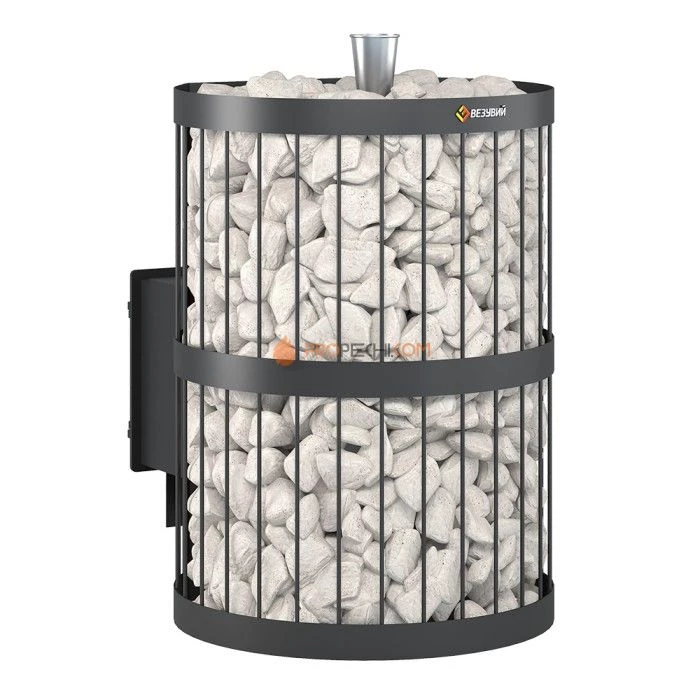 Дровяная печь для бани Везувий Скиф Парогенератор Стандарт (ДТ-4)