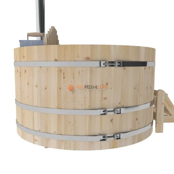 Фурако BentWood из кедра D=1.8 с внутренней печкой стандарт