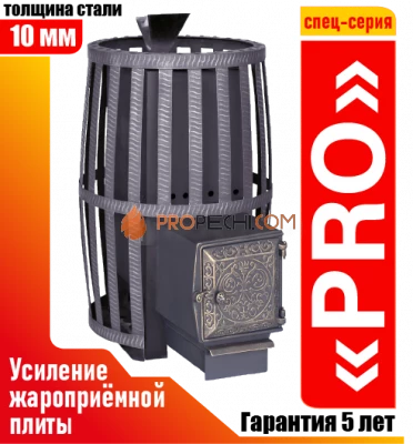 Банная печь Березка "Витязь" 18 (ДТ-4 Сетка) PRO