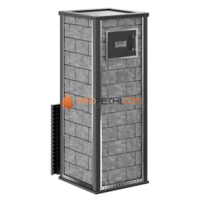 Дровяная печь для бани Klover RT 50-RV ( Талькомагнезит, Design 02 )