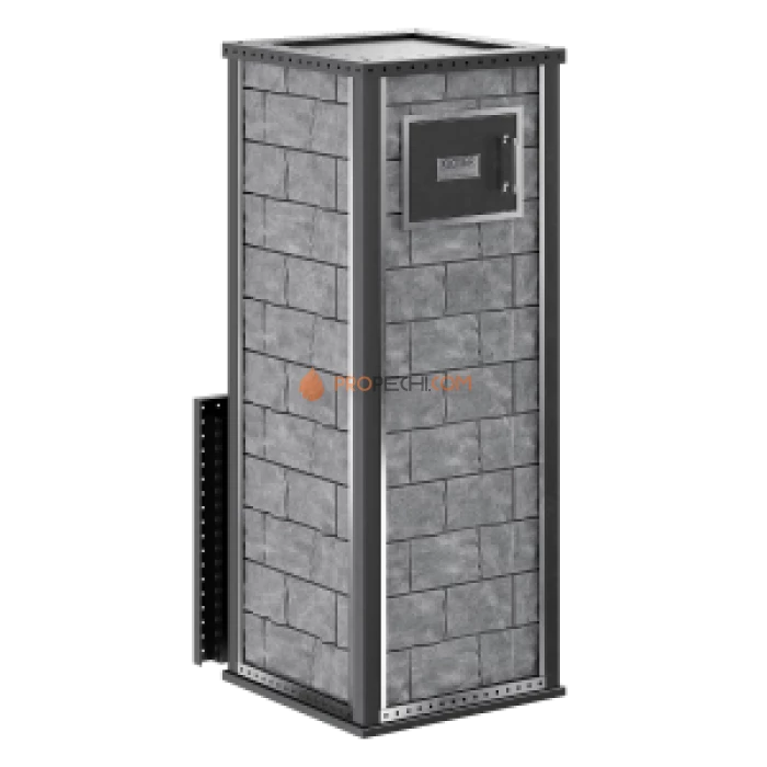 Дровяная печь для бани Klover RT 50-RV ( Талькомагнезит, Design 02 )
