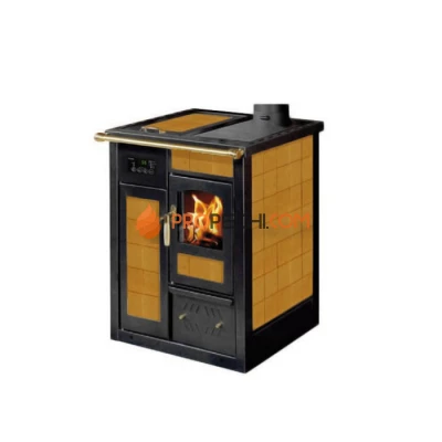 Отопительно-варочная печь Klover Термокухня (maya ocra)