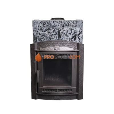 Печь банная "Атмосфера L" в облицовке "Пироксенит ЭЛИТ"