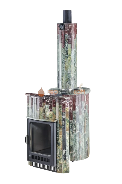 Банная печь Ферингер Макси ПФ Жадеит+Россо Леванте