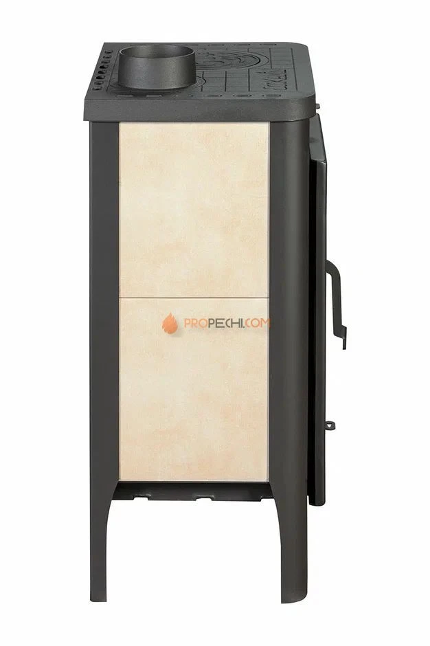 Печь-камин ЭкоКамин Бавария Оптима с плитой