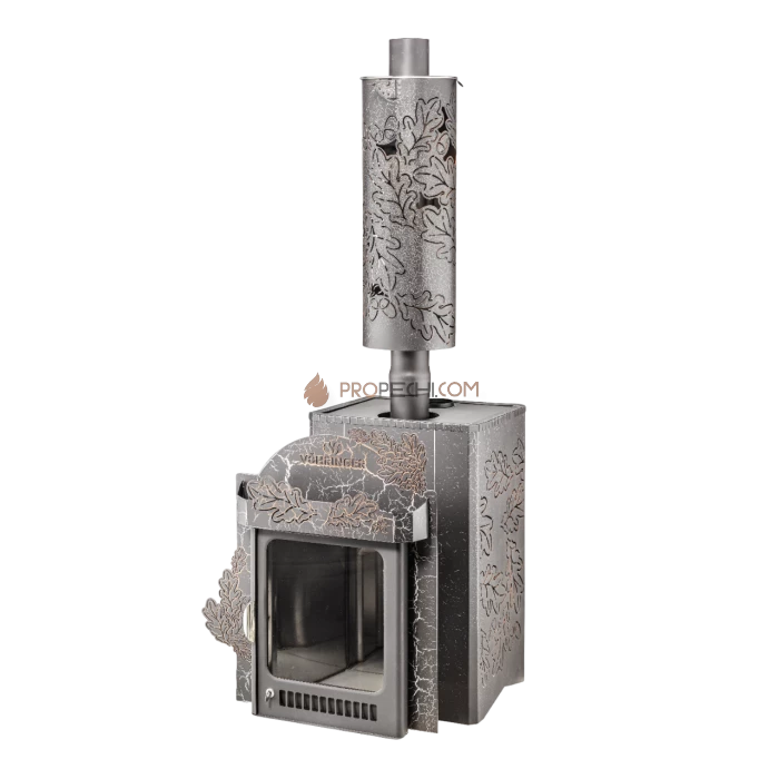 Дровяная печь для бани Ферингер Квадра в кожухе Дуб до 25 м³