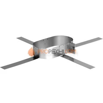 ДИСТАНЦИОННЫЙ ХОМУТ-РАСПОРКА 100X200, AISI 321 (ВУЛКАН)