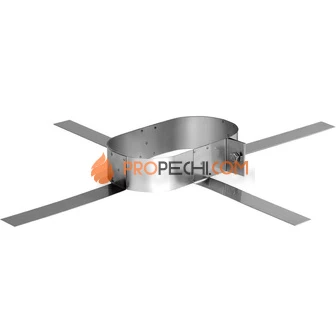 ДИСТАНЦИОННЫЙ ХОМУТ-РАСПОРКА 100X200, AISI 321 (ВУЛКАН)