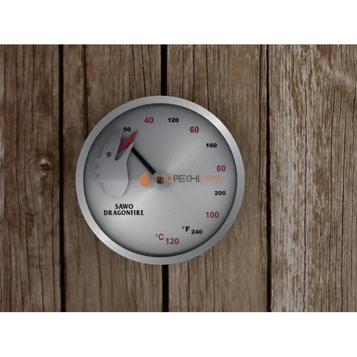 Термометр SAWO Dragonfire 232-TM-DRF (нержавейка)