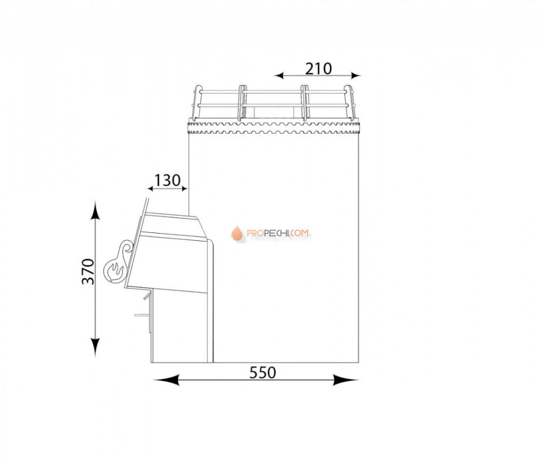 Банная печь Царь Печи Вольга 1