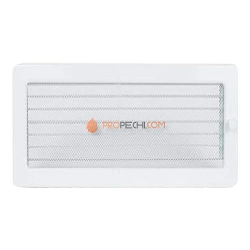 Вент.решетка 170х300 мм. белый с жалюзи