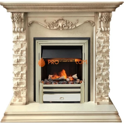 Каминокомплект Dimplex Adriana - Cлоновая кость с очагом Cavendish