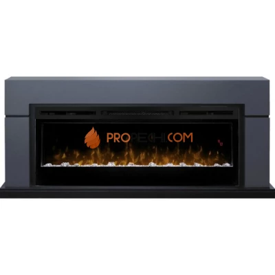 Каминокомплект Dimplex Lindos (линейный) - Серый графит с очагом Prism BLF5051