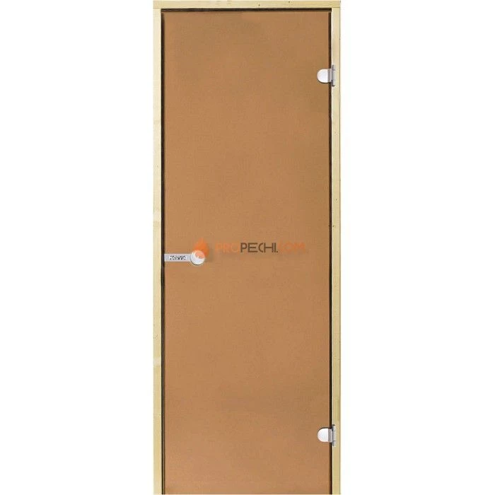 Дверь для бани Harvia STG 8x19 коробка сосна, стекло бронза