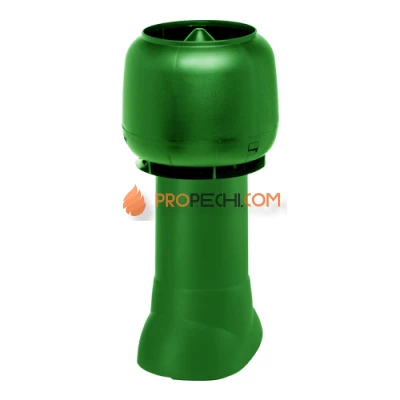 Вентиляционный выход изолированный с колпаком 125/160/500 зеленый