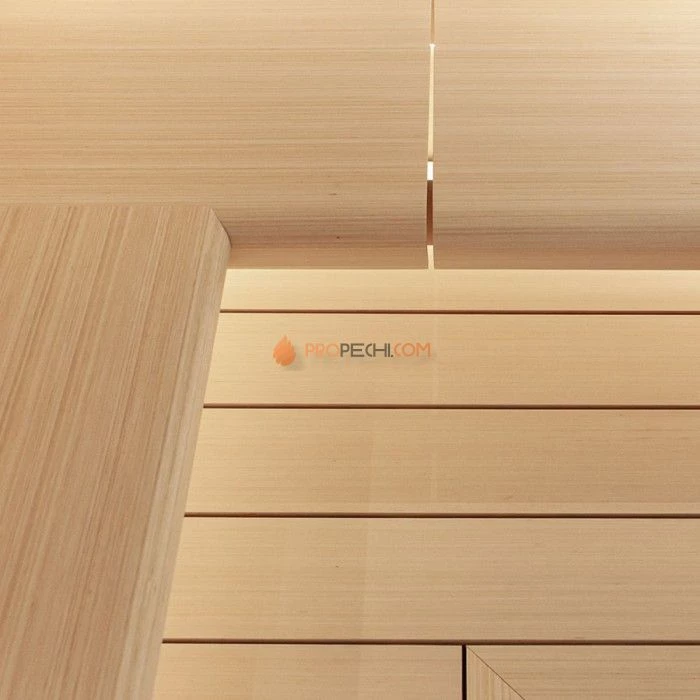 Угловое сиденье для бани и сауны Cariitti Taive правостороннее (Хемлок)