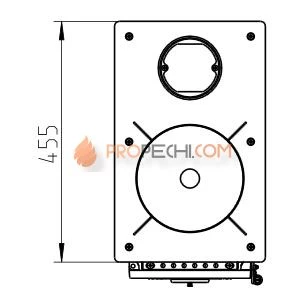 Печь-камин Thorma Flensburg Top, черная