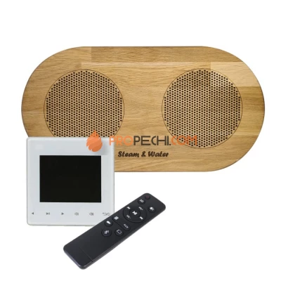 Комплект акустической системы встраиваемый SW 1 White Standart Wood, двойной Овал (две колонки)