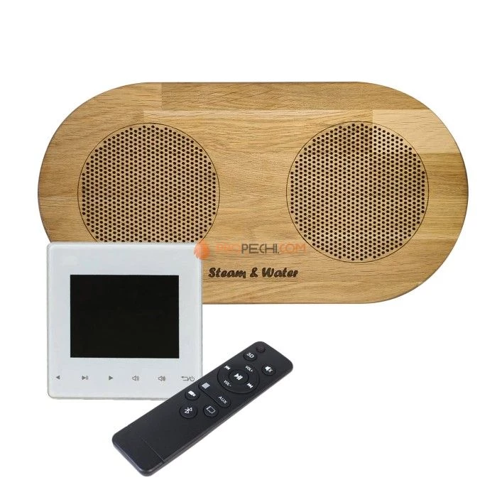 Комплект акустической системы встраиваемый SW 1 White Standart Wood, двойной Овал (две колонки)