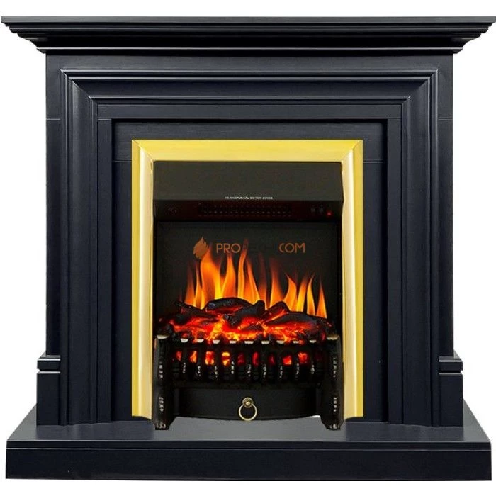 Каминокомплект Royal Flame Bradford - Серый графит с очагом Fobos FX Brass