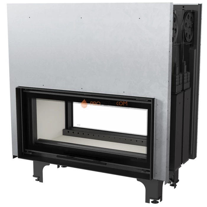 Каминная топка стальная Kratki MILA/T/G (тунель, гильотина) (16 кВт)