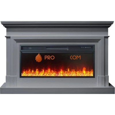 Каминокомплект Royal Flame Coventry - Серый (Ширина 1400 мм) с очагом Vision 42 LED