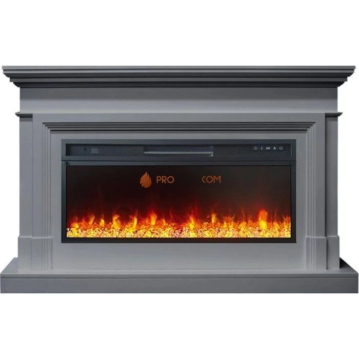 Каминокомплект Royal Flame Coventry - Серый (Ширина 1400 мм) с очагом Vision 42 LED