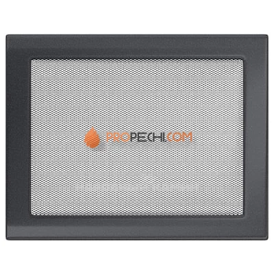 Вентиляционная решетка Kratki 200х275 мм. графитовая