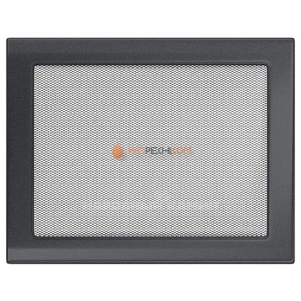 Вентиляционная решетка Kratki 200х275 мм. графитовая