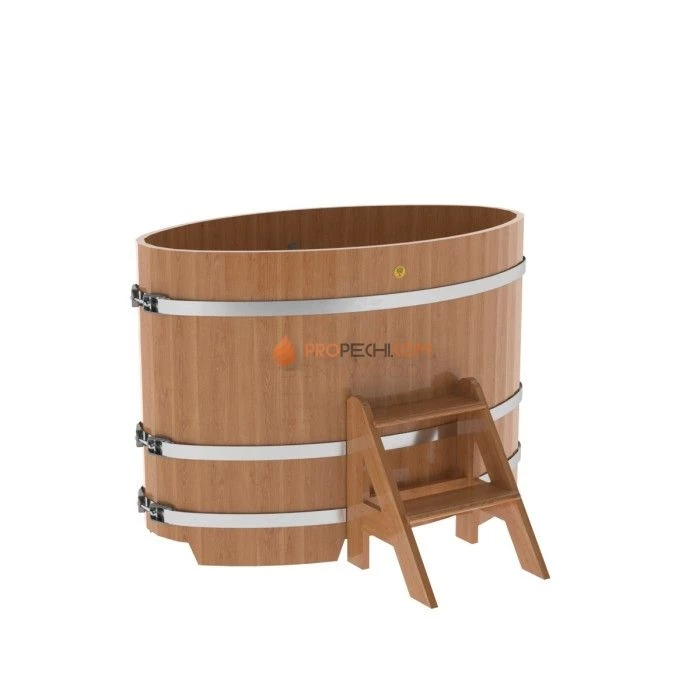 Купель BentWood овальная из натурального дуба 0,80х1,42