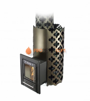 Печь для бани Арабеска Inox Термофор Арабеска Inox Люмина черная бронза