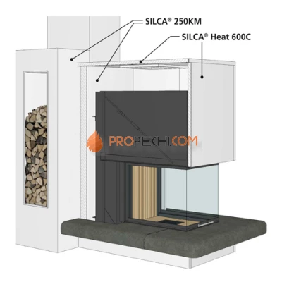 Теплоизолирующие плиты из силиката кальция SILCA 250KM