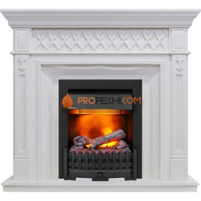 Каминокомплект Dimplex Alexandria - Белый дуб с очагом Danville Black FB2