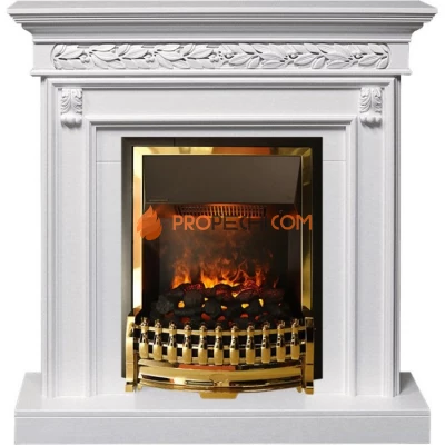 Каминокомплект Dimplex Valletta - Белый (Ширина 1040 мм) с очагом Atherton