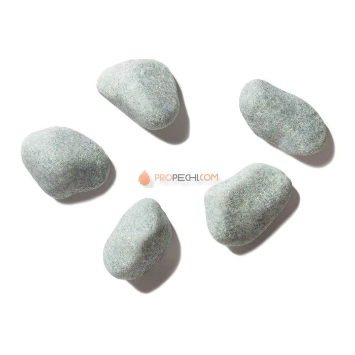 Камни Жадеит шлифованный для дровяных печей 10кг.