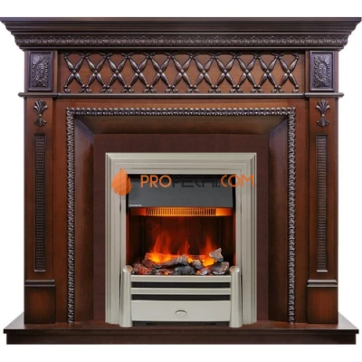 Каминокомплект Dimplex Alexandria - Махагон коричневый антик с очагом Chesford