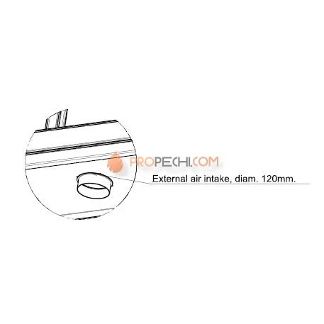 Печь-камин Liseo Castiron LCI 9 GDF Stove, двусторонняя