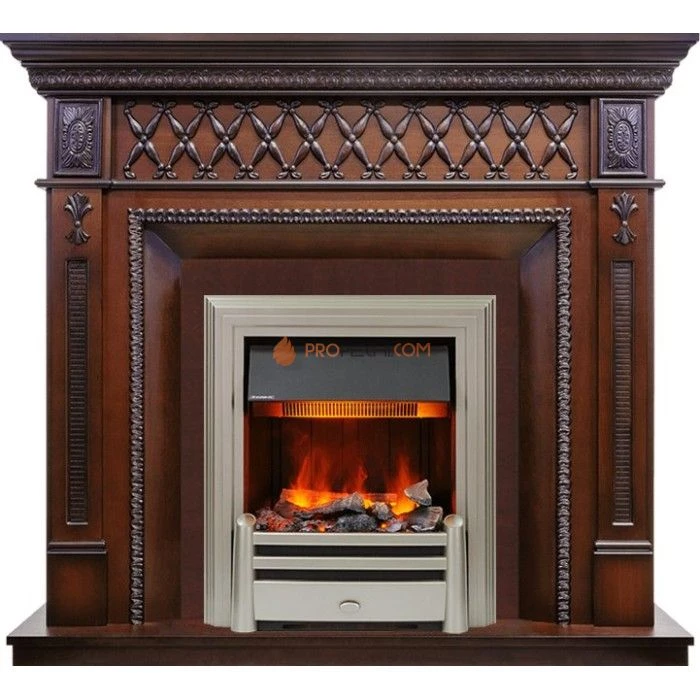 Каминокомплект Dimplex Alexandria - Махагон коричневый антик с очагом Chesford
