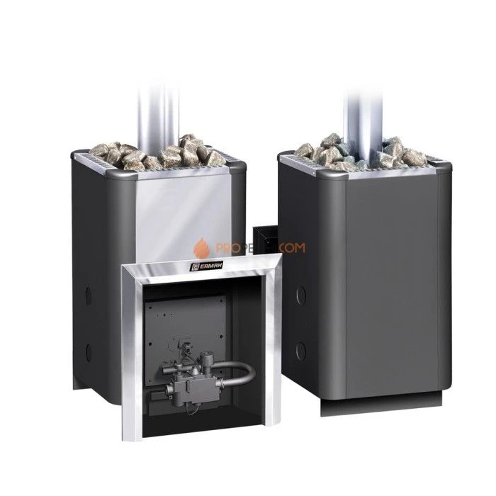 Газовая печь для бани Ермак Уралочка 20-Н с автоматикой