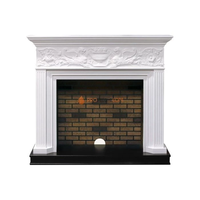 Каминокомплект Dimplex Palace - Белый с черным с очагом Revillusion RLG25