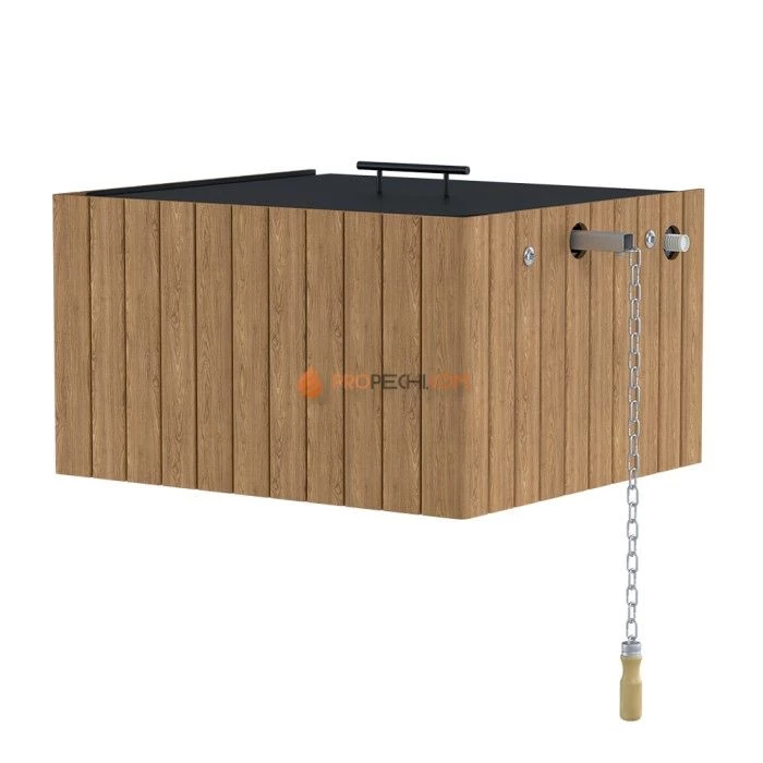 Обливное устройство Эверест WOOD ДУБ 35л